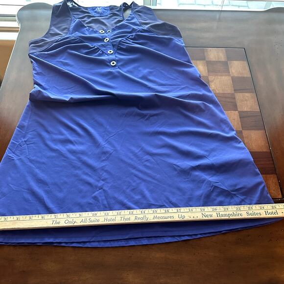 Title Nine Blue Nimblene Golf Tank Dress with pocket Medium - Picture 10 of 12
